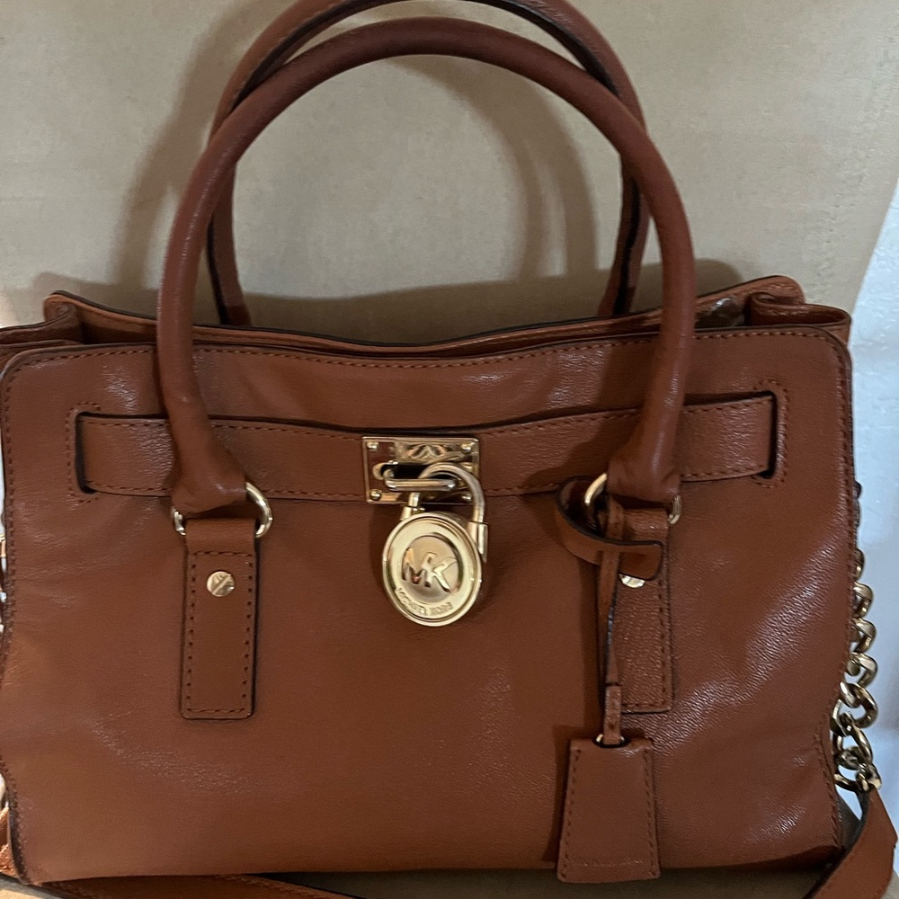 Michael Kors Brown Leather Handbag